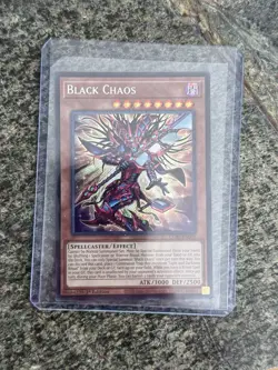 Black Chaos CORI-EN001 Chaos Origins 1st Edition Secret Rare Yugioh TCG - Image 1