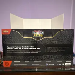 Pokemon TCG Scarlet & Violet Paldean Fates Great Tusk & Iron Treads ex Box - Image 2
