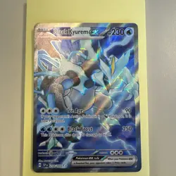 Pokemon Black Kyurem EX Full Art Holo Card 218/191 Surging Sparks Free Shipping! - Image 1