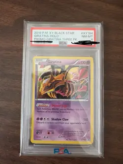 Pokemon 2016 XY Giratina Holo Black Star Promo Card XY184 NM-MT PSA 8 - Image 1