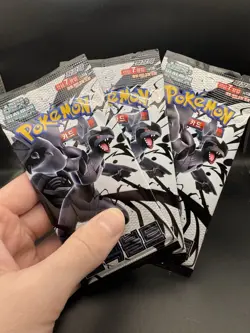 Pokemon Black Bolt Korean - Scarlet & Violet 3x Factory Sealed Booster Pack - Image 1