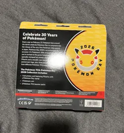 Pokemon Day 2026 Collection 30th Anniversary New & Factory Sealed - Image 2