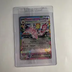 Espeon ex 34/131 STAMPED Pokemon Prismatic Evolutions Surprise Box Sealed Promo - Image 1