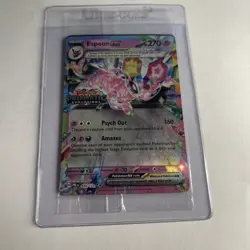 Espeon ex 34/131 STAMPED Pokemon Prismatic Evolutions Surprise Box Sealed Promo - Image 2