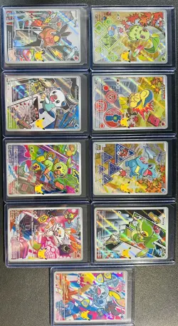Pokemon 2026 First Partner Illustration Collection Series 2 Promos Set 9 Cards - Image 1