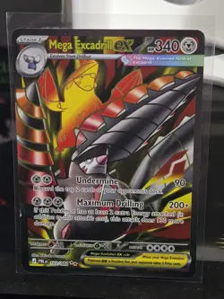 Mega Excadrill ex 103/084 Pokemon Pitch Black Full Art Ultra Rare English NM - Image 1