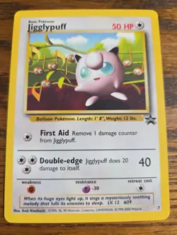 Pokemon Wotc Black Star Promo #7/53 JIGGLYPUFF never played - Image 1