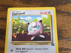 Pokemon Wotc Black Star Promo #7/53 JIGGLYPUFF never played - Image 2