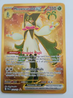 Meowscarada ex 271/193 Hyper Rare Holo SV02: Paldea Evolved Pokemon NM - Image 1