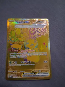 Pokemon TCG Pikachu ex 179/131 SV Prismatic Evolutions Hyper Rare Full Art NM - Image 2