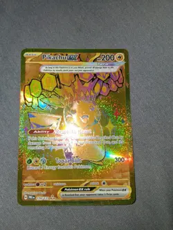 Pokemon TCG Pikachu ex 179/131 SV Prismatic Evolutions Hyper Rare Full Art NM - Image 5