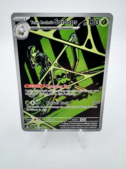 Team Rocket's Spidops Pokemon TCG SV10: Destined Rivals 187/182 NM - Image 1