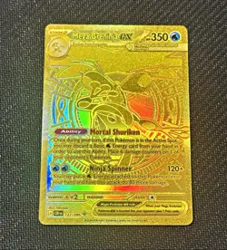 Nintendo Mega Greninja EX 122/086 Secret Rare Full Art Foil HP 350 ENG CRI 2016 - Image 1