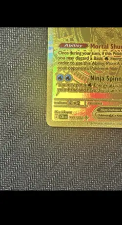 Nintendo Mega Greninja EX 122/086 Secret Rare Full Art Foil HP 350 ENG CRI 2016 - Image 2
