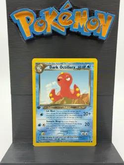 1st Edition Neo Destiny Dark Octillery 62/105 Pokemon Card WOTC Vintage - Image 1