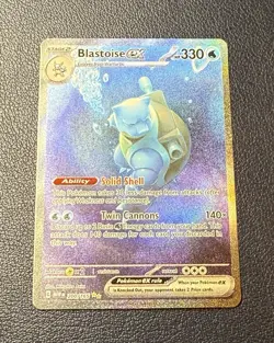 Pokemon Scarlet & Violet 151 Blastoise ex 200/165 Special Illustration Rare NM - Image 1