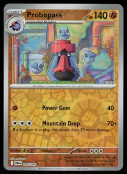 Probopass 098/182 Uncommon Destined Rivals Pokemon Reverse Holo Near Mint - Image 1