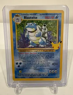 Pokemon Company Pokemon TCG Blastoise 2/102 Base Set Holo 100 HP EN 25th - Image 1