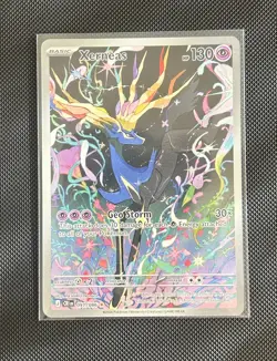 Pokemon Xerneas 091/086 Chaos Rising Illustration Rare Holo NM - Image 1