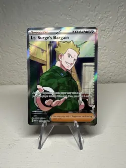 Pokemon TCG - Lt. Surge's Bargain 170/132 Ultra Rare Full Art Mega Evolution - Image 1
