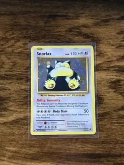 Pokemon Snorlax XY179 Holo Black Star Promo TCG Card 2016 - Image 1