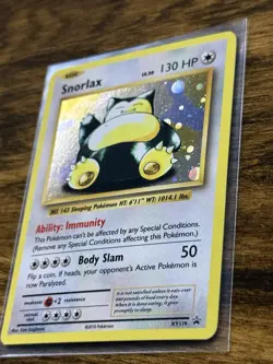 Pokemon Snorlax XY179 Holo Black Star Promo TCG Card 2016 - Image 4