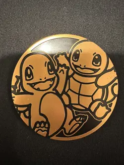 POKEMON TCG CHARMANDER & SQUIRTLE COIN MY FIRST BATTLE DECK - Image 1