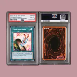 Yu-Gi-Oh! Toon Bookmark 1st Edition Collector’s Rare TOCH-EN003 PSA 8 - Image 1