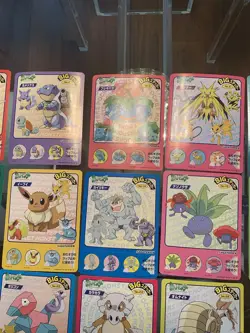 Pokemon 1998 Nagatanien Big Sticker Card COMPLETE Set Holo Pikachu Charizard NM - Image 4