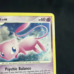 Mew 15/132 Secret Wonders 2007 Holo Rare Pokemon Card TCG MP - Image 3