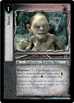LOTR TCG T&D Treachery and Deceit BEGINNER LOT LP -NM 10 RARE CARDS no dupes - Image 1
