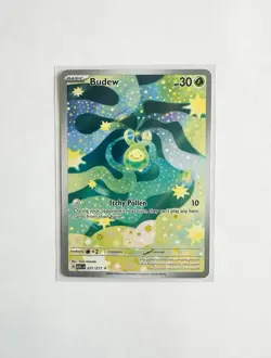 Budew Full Art Holo Pokemon Card 221/217 ASCENDED HEROES EN 2026 - Image 2
