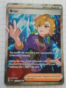 Briar - 163/142 - Ultra Rare Full Art - Pokemon TCG Card Stellar Crown - NM - Image 1