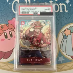 PSA 10 Luffy One Piece Championship Promo Limited Set One Piece Card - Image 1