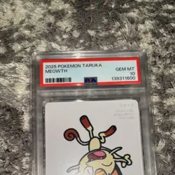 PSA 10 Meowth Pokemon Talka Special Art Rare Trading Card Pokemon Card - Image 2