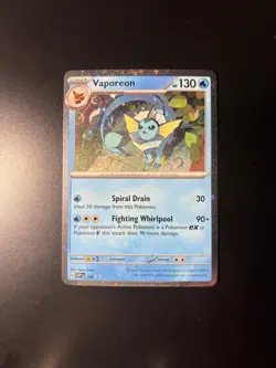 Vaporeon - (Cosmos Holo) Holo Promo SV: Scarlet & Violet Promo Cards 168 NM - Image 1