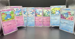 8x Marill & Azumarill Lot - All 8 SV Era [Unique Art] C/U Pokemon Cards NM/M - Image 1