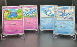 8x Marill & Azumarill Lot - All 8 SV Era [Unique Art] C/U Pokemon Cards NM/M - Image 2