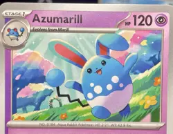 8x Marill & Azumarill Lot - All 8 SV Era [Unique Art] C/U Pokemon Cards NM/M - Image 5