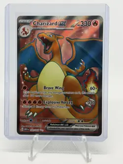 Charizard EX Holo Rare Pokemon TCG Card 183/165 Scarlet & Violet 151 NM - Image 1