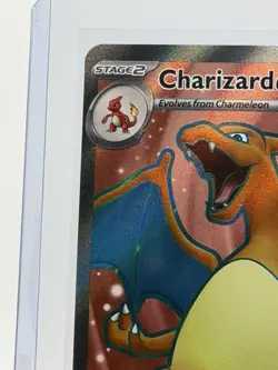 Charizard EX Holo Rare Pokemon TCG Card 183/165 Scarlet & Violet 151 NM - Image 4