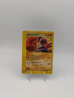 Pokemon TCG English Card Aquapolis Hitmonchan 81/147 Reverse Holo - Image 1