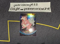 Slowbro #80 Rainbow Holo Pokemon Topps Series 2 Card VLP - Image 1