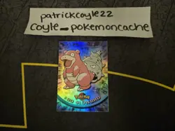 Slowbro #80 Rainbow Holo Pokemon Topps Series 2 Card VLP - Image 2