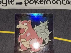Slowbro #80 Rainbow Holo Pokemon Topps Series 2 Card VLP - Image 3