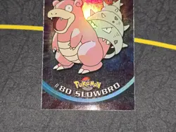 Slowbro #80 Rainbow Holo Pokemon Topps Series 2 Card VLP - Image 4