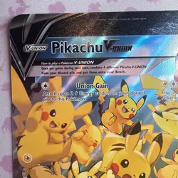 JUMBO Pikachu V Union Card SWSH141 Promo Pokemon Celebrations 25th NM🔥 - Image 3