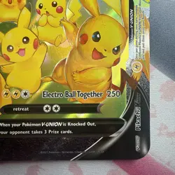 JUMBO Pikachu V Union Card SWSH141 Promo Pokemon Celebrations 25th NM🔥 - Image 5