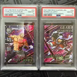 PSA 10 Monkey D. Luffy One Piece Wafer Card Special Rare Franchise Card - Image 1