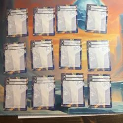 12 Card Lot Of MTG Helper Cards. All Marvel - Image 1